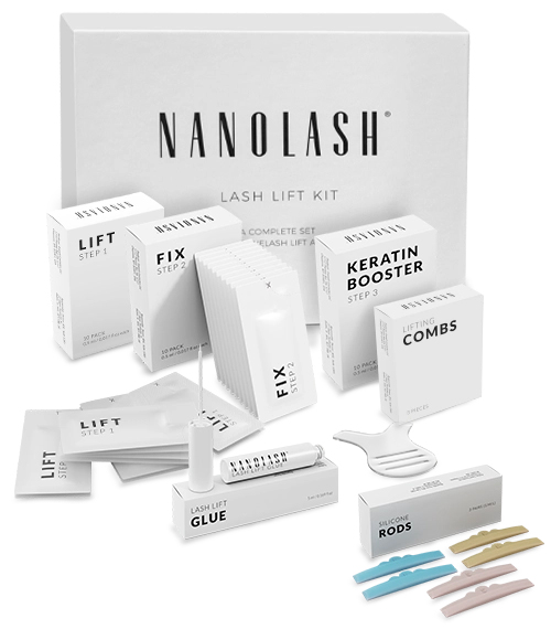  Kit de rehaussement et de lamination pour cils nanolash 